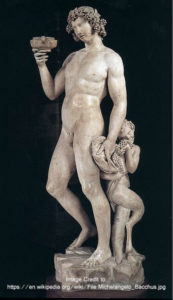 Bacchus By Michelangelo, Early Work (1496–97)